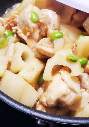 すし酢で簡単！鶏れんこん～ゆず風味～-レシピのメイン写真