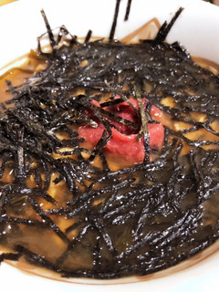 超低カロリーオートミールほうじ茶梅粥-レシピのメイン写真