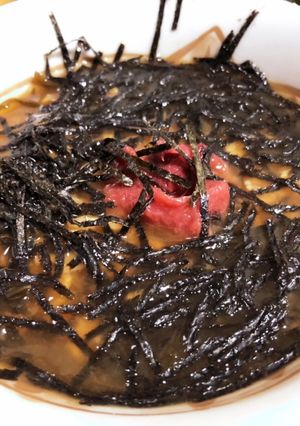 超低カロリーオートミールほうじ茶梅粥-レシピのメイン写真