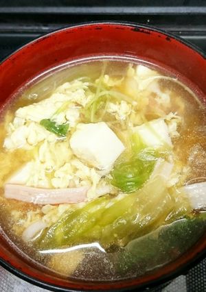 シャキシャキレタスとたまごの和風スープ-レシピのメイン写真