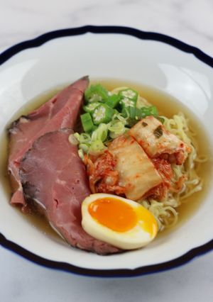 風味の効いた冷やし鶏塩ラーメン-レシピのメイン写真
