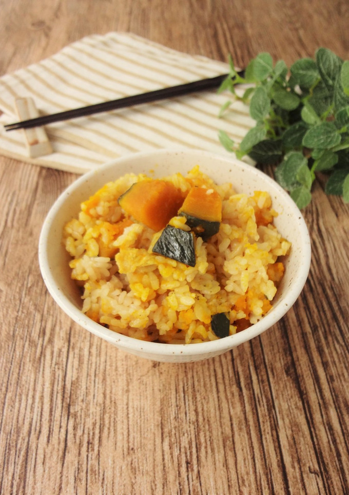 圧力鍋★かぼちゃと油揚げの炊き込みご飯-レシピのメイン写真