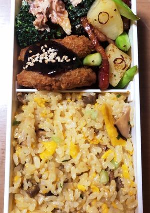20200912中学2年男子お弁当-レシピのメイン写真
