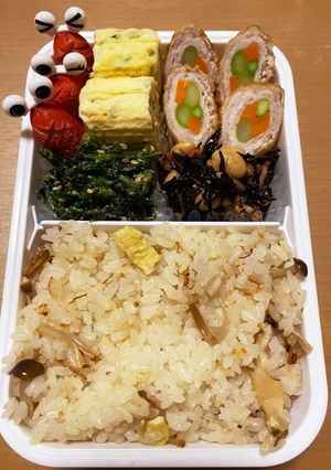 20200915中学2年男子お弁当-レシピのメイン写真