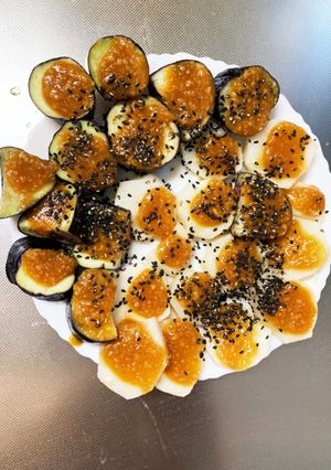 全てレンジなす長芋のみそ田楽-レシピのメイン写真