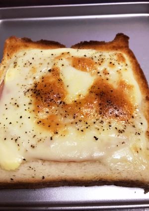 ハムチーズトースト-レシピのメイン写真