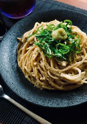 海苔とカッテージチーズのパスタ-レシピのメイン写真