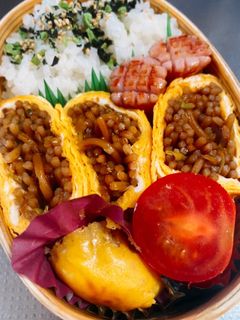 焼きそば入り玉子焼き弁当-レシピのメイン写真