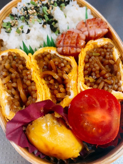 焼きそば入り玉子焼き弁当-レシピのメイン写真