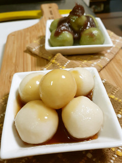白玉もち豆腐入り♡プレーンと抹茶-レシピのメイン写真