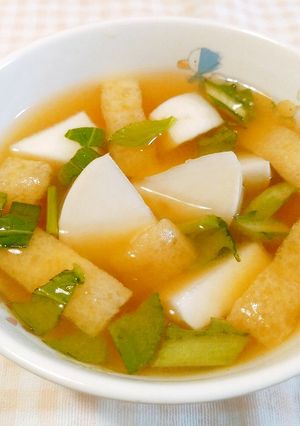保育園給食★かぶのみそ汁-レシピのメイン写真