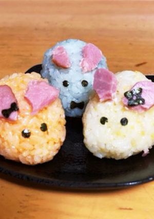 簡単ウサギのおにぎり-レシピのメイン写真