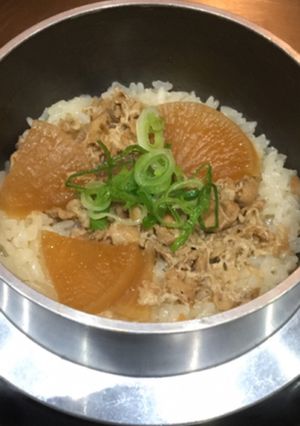超簡単！豚バラ大根ポン酢の炊き込みご飯-レシピのメイン写真