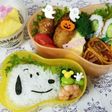 簡単キャラ弁♪スヌーピーのお弁当