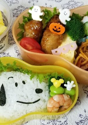 簡単キャラ弁♪スヌーピーのお弁当-レシピのメイン写真