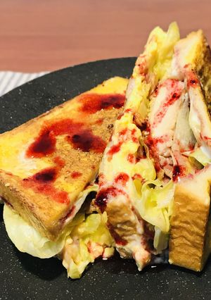濃厚バターdeチキンクロックムッシュ♪-レシピのメイン写真