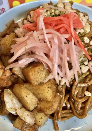 うまみじゅわ!舞茸&ポテト入り焼きそば-レシピのメイン写真
