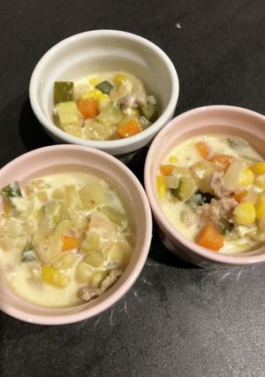 野菜もりもりミルクスープ-レシピのメイン写真