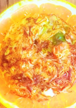 意外に簡単に出来る 残り物で梅蘭焼きそば-レシピのメイン写真