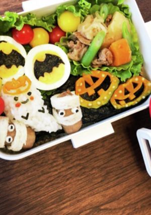 お弁当にも！ハロウィンかぼちゃランタン-レシピのメイン写真