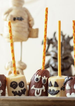 簡単♪かわいい♥ハロウィンバナナポップ-レシピのメイン写真