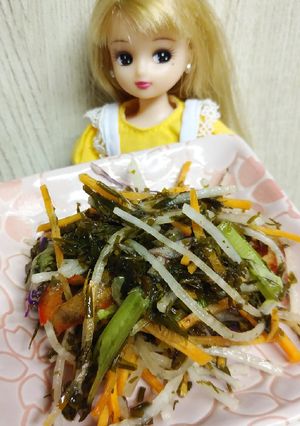 リカちゃん♡アカモクサラダ(ポン酢)-レシピのメイン写真