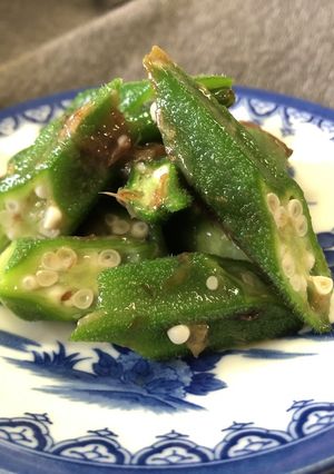 あっさり！オクラの梅肉おかか和え-レシピのメイン写真