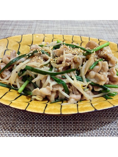 ぶた肉ともやしのマヨポン炒め♡-レシピのメイン写真