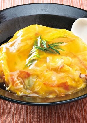 なんちゃって黒酢あんの天津飯-レシピのメイン写真
