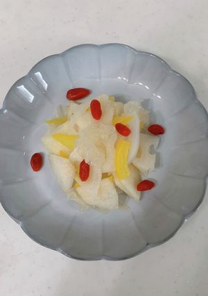 はちみつ入り♪梨とレンコンの酢漬け-レシピのメイン写真