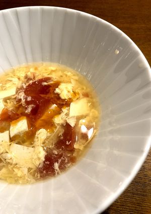 トマトと豆腐の酸辣スープ-レシピのメイン写真