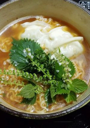 サッポロ一番で餃子ラーメン-レシピのメイン写真
