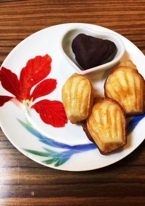 マドレーヌに見える、白玉だんごバター焼き-レシピのメイン写真