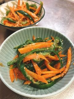 にんじんとピーマンのナムル-レシピのメイン写真