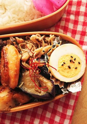 弁当★少量豚肉×なす×えのきのポン酢炒め-レシピのメイン写真