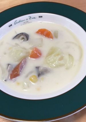 レンジで作るホワイトソースで作るシチュー-レシピのメイン写真