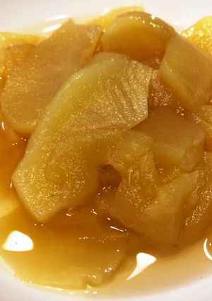 簡単レンチン！リンゴのコンポート-レシピのメイン写真