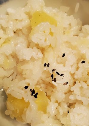 アムウェイのお鍋でさつまいもご飯-レシピのメイン写真