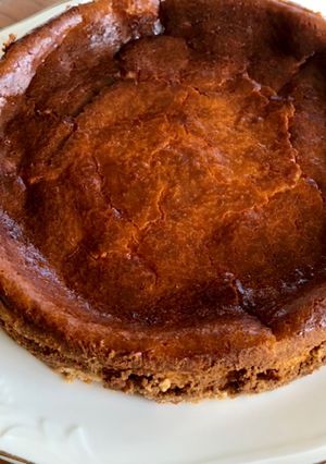 水切りヨーグルトでベイクドチーズケーキ-レシピのメイン写真