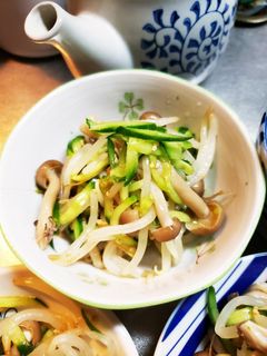 キューもやしめじのナムル?風中華風和え物-レシピのメイン写真