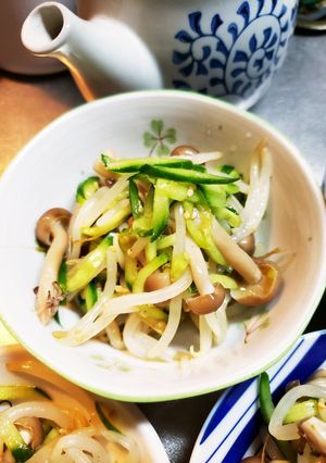 キューもやしめじのナムル？風中華風和え物-レシピのメイン写真