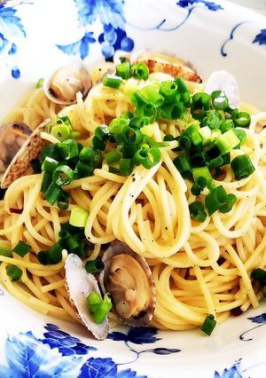 簡単！ねこぶだしで浅利のボンゴレパスタ-レシピのメイン写真