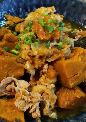 かぼちゃと豚肉のほっこり煮-レシピのメイン写真