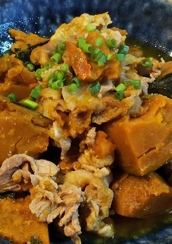 かぼちゃと豚肉のほっこり煮-レシピのメイン写真