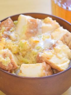 厚揚げの卵とじ丼-レシピのメイン写真