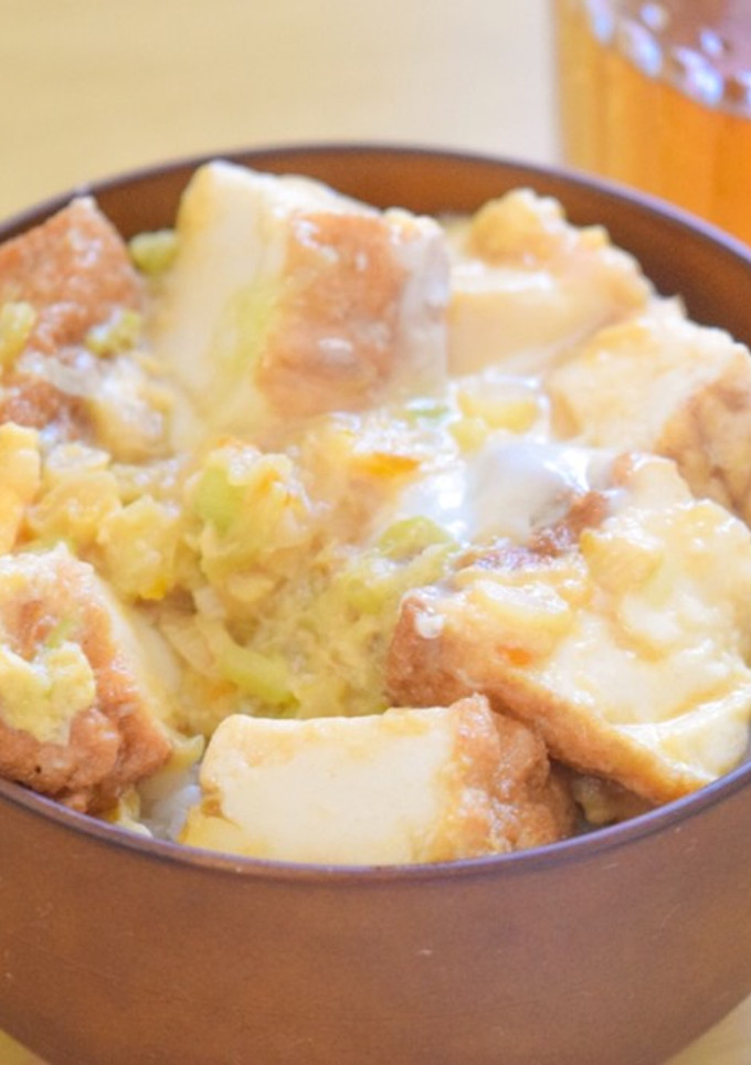 厚揚げの卵とじ丼-レシピのメイン写真