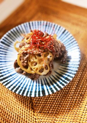 牛肉れんこん-レシピのメイン写真
