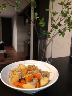 *無水鍋で作る長ネギ肉じゃが*-レシピのメイン写真