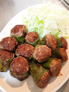肉汁たっぷりピーマンの肉詰め-レシピのメイン写真
