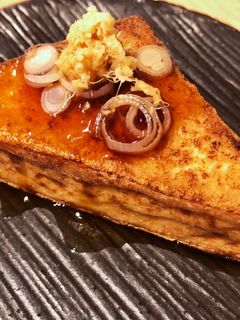 外はカリッと中はフワ♡厚揚げのごま油焼き-レシピのメイン写真